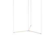 Koncept Inc ZBP-16-TR-SW-SIL-CNP - Z-Bar Pendant Small Trio, Silver (16" light bars)